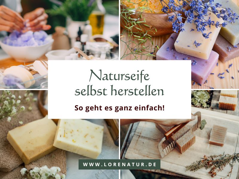 Naturseife kannst du ganz einfach selbst herstellen - mit Kräutern aus deinem eigenen Garten